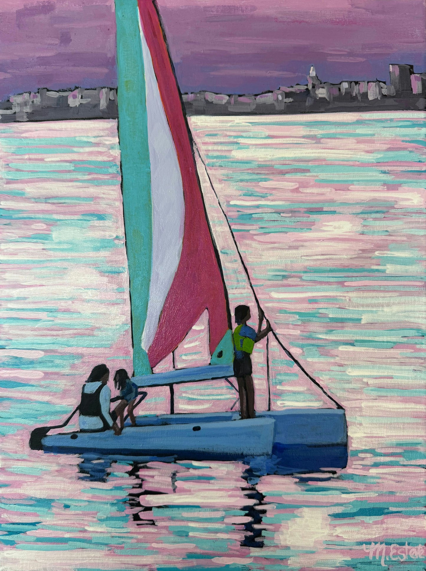 Hobie at Sunset