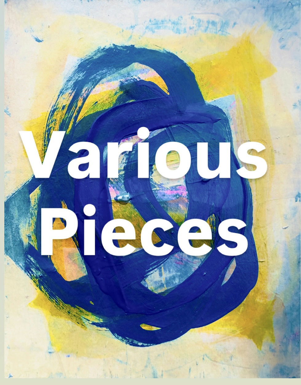 Matted Abstracts on Paper (various pieces)