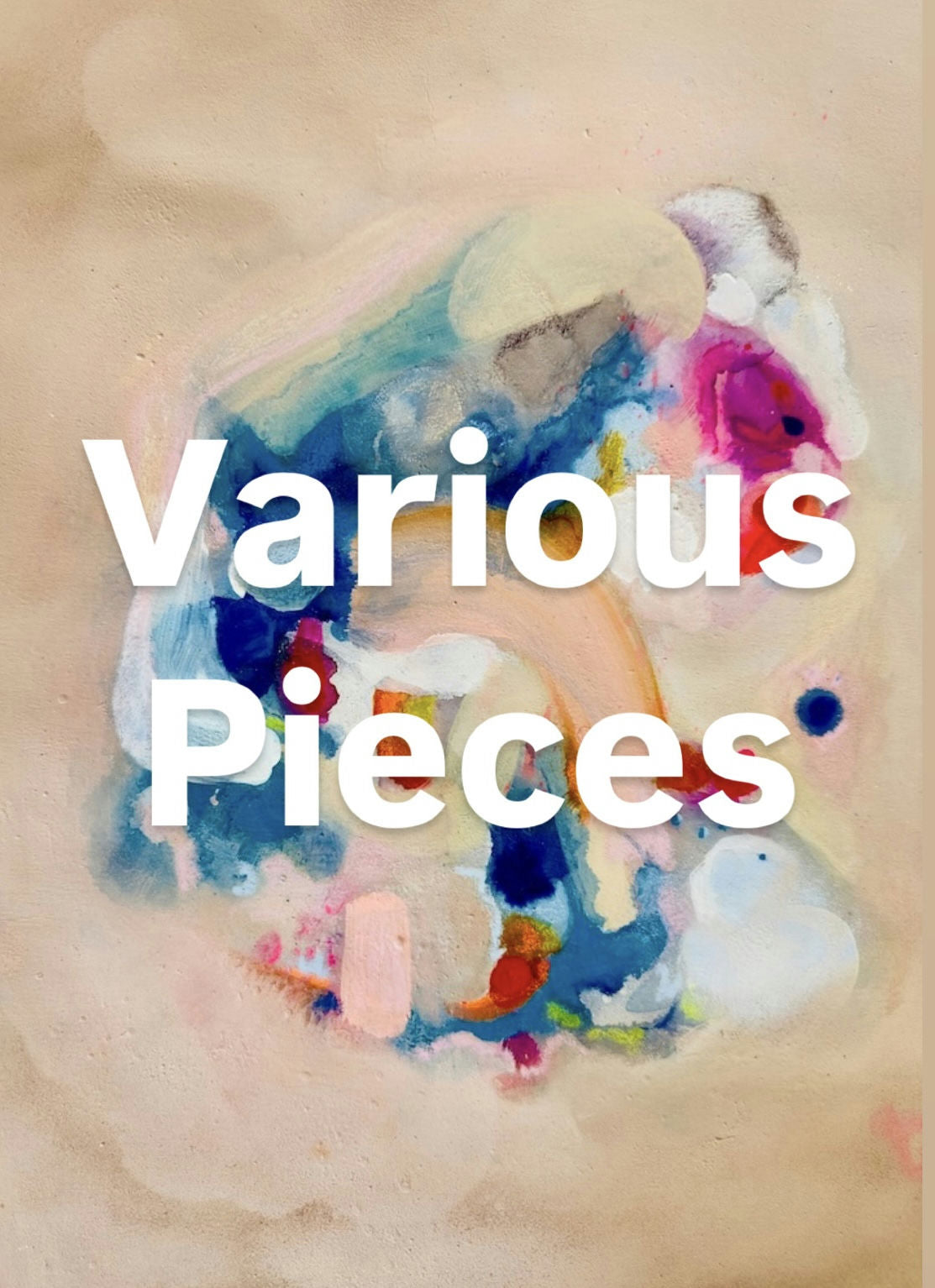 Matted Abstracts on Paper (various pieces)