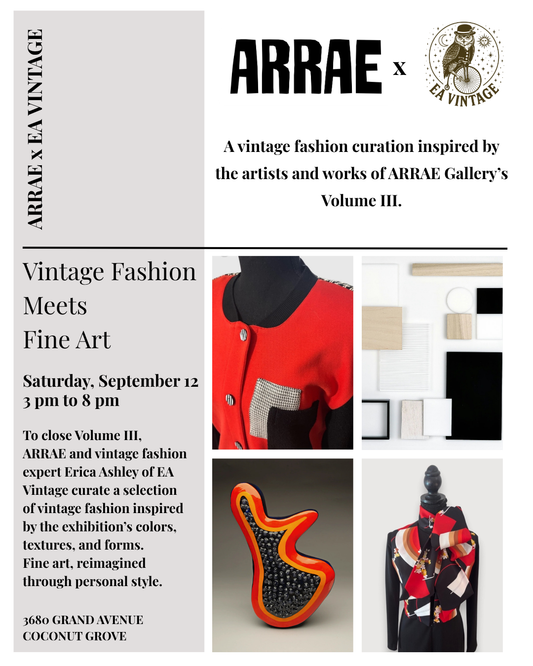 Vintage Fashion Meets Fine Art | ARRAE x EA Vintage