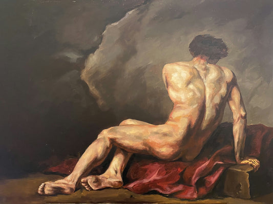 Homage to Jacques Louis David’s “Patroclus”