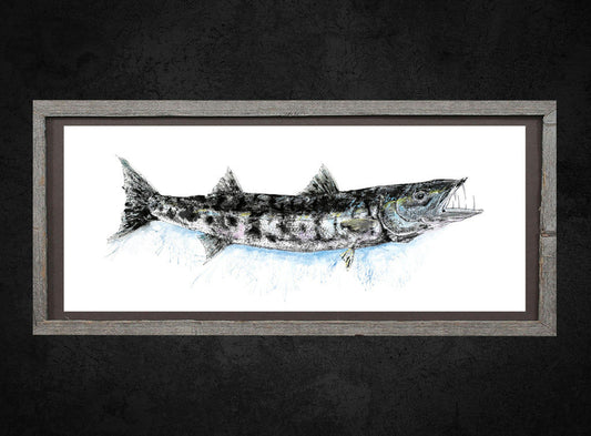Barracuda Gyotaku