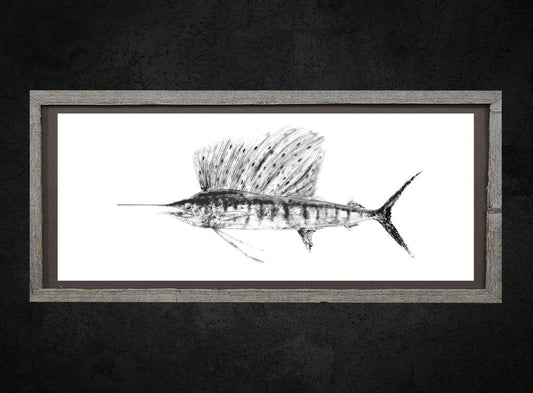 Sailfish Gyotaku