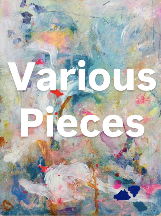 Matted Abstracts on Paper (various pieces)