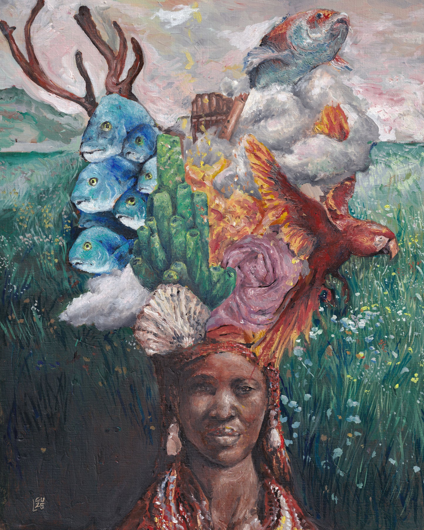 The woman from the grief